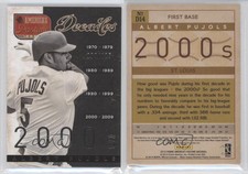 2013 Panini America's Pastime Decades /125 Albert Pujols #D14