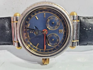 PHILIPPE CHARRIOL Triple Date Moon Phase Automatic Wristwatch Rare SWISS - Picture 1 of 13