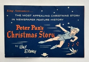 Walt Disney’s 1960 PETER PAN Christmas Story Newspaper Promo Fold-out Brochure - Picture 1 of 16