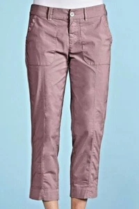 NWT New Fresh Produce Safari Pocket Capri Pants Smoky Fig Purple S or L (V) - Picture 1 of 2