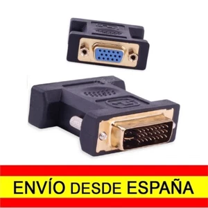 Adaptador VGA Hembra DVI-I Macho 24+5 Pines a0782 - Imagen 1 de 3