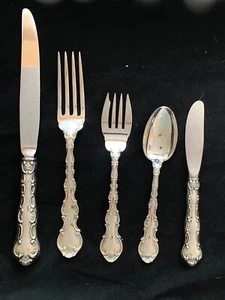 STRASBOURG BY GORHAM STERLING FLATWARE SET FOR 4 OR 8 OR 12 SETTINGS PLACE SIZE - Picture 1 of 1