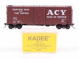 HO Scale Kadee 4041 ACY Akron Canton & Youngstown 40' Single Door Box Car #772 - Picture 1 of 12