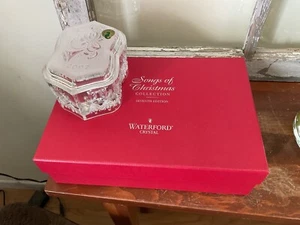 Waterford Crystal Songs Of Christmas Collection Seventh Edition Music Box - Picture 1 of 9