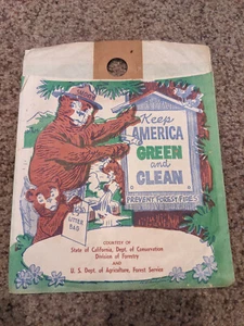 As Many as 4 Vintage Smokey the Bear Auto Car Trash Bags - Picture 1 of 3
