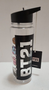 BT21 Line Friends Plastic Water Drinking Bottle 21 fl oz Paladone Brand New