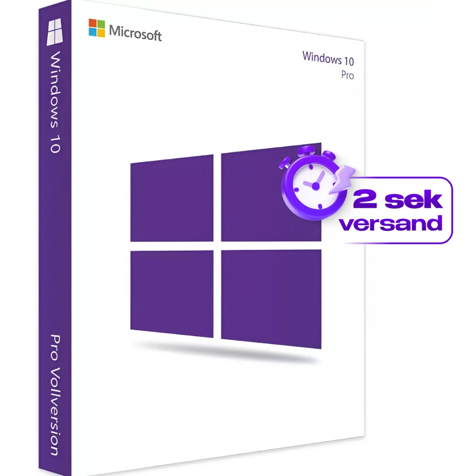 Microsoft Windows 10 Pro Key 32/64 Produktschlüssel - SOFORT E-Mail Versand Key - Bild 1 von 1