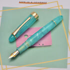 Kaigelu 356 Green Resin Fountain Pen Iridum Ef/F/M Nib Golden Clip Office Pen