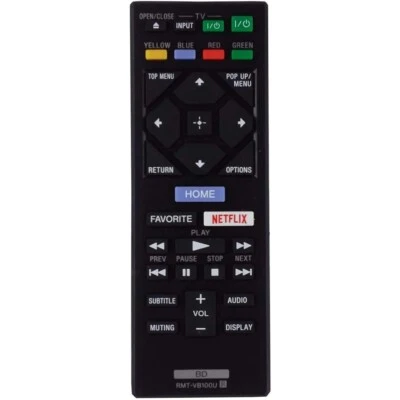 New RMT-VB100U Remote For Sony Media DVD Player BDP-S1500 BDP-S3500 BDP-BX150 - Image 1 of 4