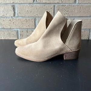 Coconuts by Matisse Side Slit Bootie Sz 6.5M Tan Suede Leather Pronto Women’s - Picture 1 of 11