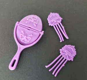 1981 Magic Curl Barbie Mirror Combs replacement Parts 3856 - Picture 1 of 2