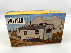 Preiser 601 HO Circus Apollo Wagon Trailer Kit NIB West Germany - Picture 1 of 3