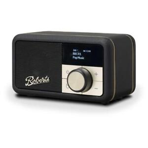Roberts Revival Petite FM/DAB+ Radio Bluetooth Black