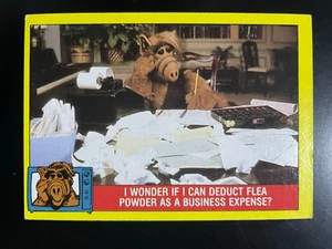 ALF 1987 Topps Picture Card Series #30 I Wonder If I Can Deduct Flea Powder as a - Picture 1 of 2