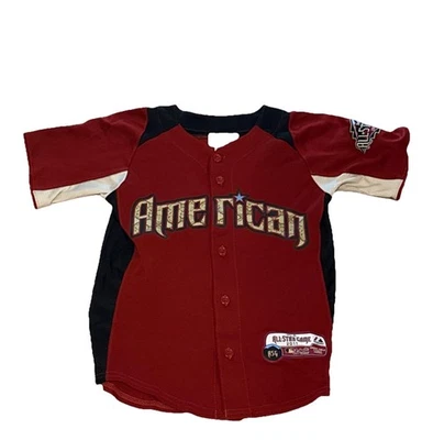 MLB Majestic Derek Jeter 2011 All Star Game American League Jersey Youth Small - Image 1 of 4