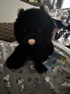 Peluche Ganz Webkins HM135 gato negro con etiqueta no estoy seguro si se usa pero es nuevo” - Imagen 1 de 7