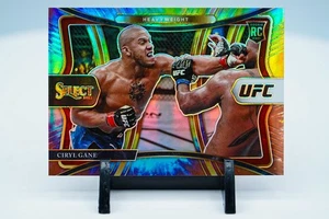 Panini Select UFC 2021 Tie Dye 15/25 Ciryl Gane Premier Level Rookie RC #180 - Imagen 1 de 4