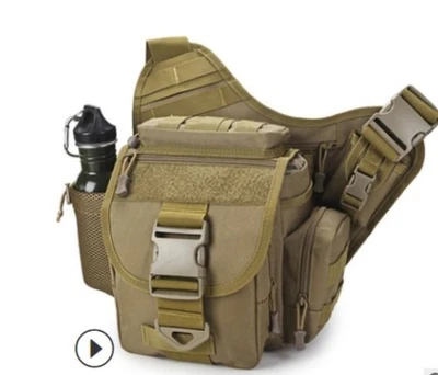 Bandolera táctica impermeable estilo militar bandolera pecho Molle bolso Foto 1 de 4