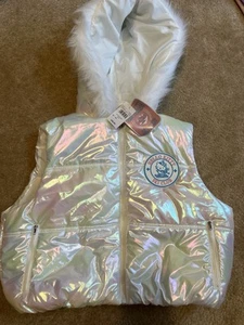 Hello Kitty Snow Angel Cropped Puffer Iridescent Women/Jr Sizes XXL Viral - Picture 1 of 5