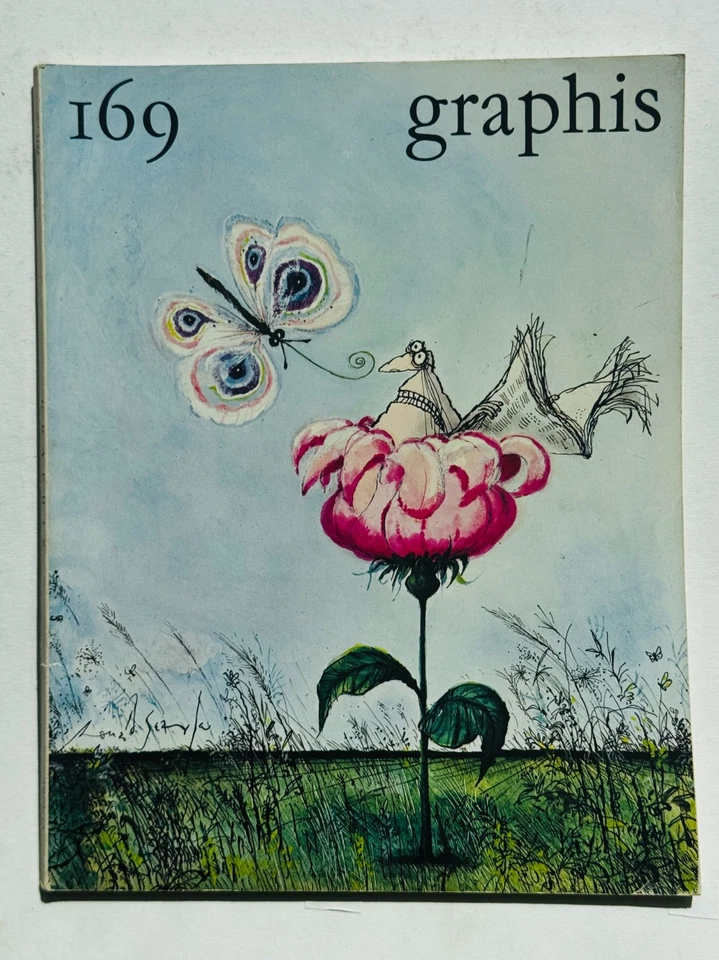 1973 Graphis 70s Vintage Graphic & Applied Art Magazine - Ronald Searle - Bild 1 von 1