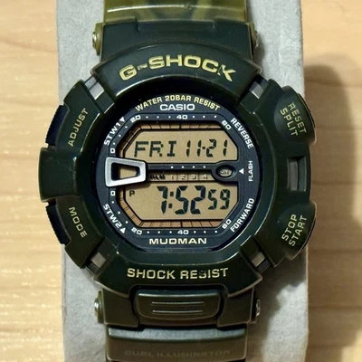Casio G-Shock G-9000MC-3 Mudman Camo Jammin Color Series Mens Digital Watch 9000 - Image 1 of 4