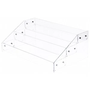 Plymor Acrylic 3-Level Countertop Display Tray 18.375"W x 11.875"D x 6.75"H - Picture 1 of 1