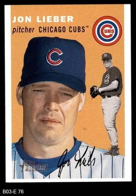 2003 Topps Heritage #76 Jon Lieber Cubs 8 - NM/MT - Image 1 of 2