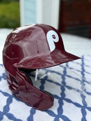 PHILADELPHIA PHILLIES BRYCE HARPER THROWBACK RAWLINGS MACH PRO HELMET RARE  - Image 1 of 4