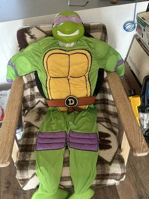 Teenage Mutant Ninja Turtles DONATELLO Costume, Teen Size Large, Nice! Worn Once - Image 1 of 4