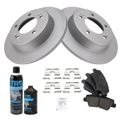 TRQ BKA24487 Disc Brake Kit For Hyundai Elantra GT 2013-2016 Rear 583021RA30 - Изображение 1 из 4