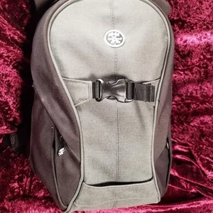 Crumpler 'The Keystone' Camera/Laptop Backpack - Dark Gray/Gray/Orange - Picture 1 of 10