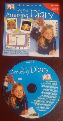CD Only- No Case- Computer Software: My First Amazing Diary  Ages 5 - 8 - Image 1 of 2