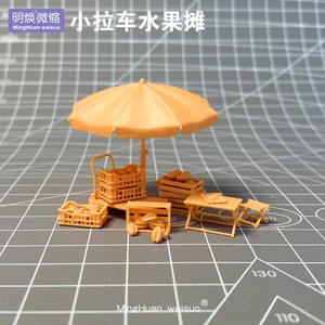 Modelo de resina 1/64 sin color carro grande Durian puesto modelo adorno - Imagen 1 de 2