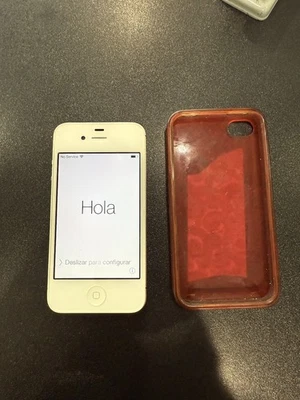 Apple iPhone 4 A1332 White Untested in good condition for parts! - Image 1 of 3