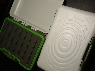  Fly Fishing Box  Irideus Chico  Nymph Fly Box Steelhead Trout Guide Series - Image 1 of 4