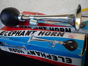 Vintage NEW Metal Bicycle Horn-ELEPHANT-for RALEIGH-SCHWINN bikes made in Japan  - Picture 1 of 7