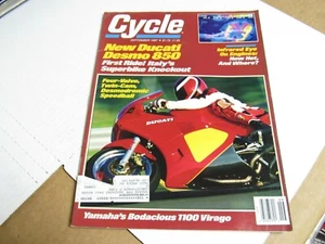 1987 September CYCLE Magazine - Vintage Motorcycle Magazine - Imagen 1 de 2