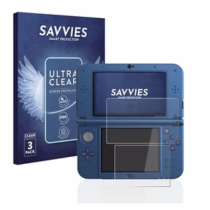 6x Savvies Film Protection Ecran pour Nintendo New 3DS XL Film Protecteur Clair - Zdjęcie 1 z 11