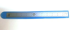 Fowler 12" Magnetic Steel Ruler MADE IN THE USA! 52-416-012 - Picture 1 of 3