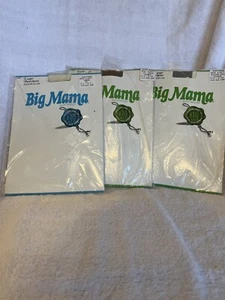 Big Mama Panty Hose, Amber2X, Silver Grey1X, Lt Taupe1X, Sealed - Picture 1 of 8