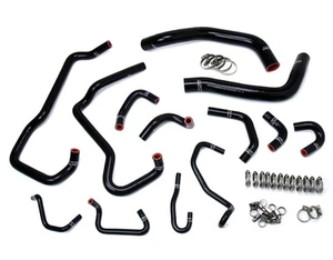 HPS Black Silicone Radiator + Heater Hose Kit Coolant OEM 57-1581-BLK Tacoma - Picture 1 of 2
