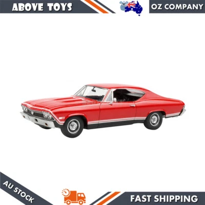Revell 1:25 Scale 1968 Chevrolet Chevelle SS 396 Red Model Car Include 126 Parts - Изображение 1 из 4