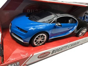 World Tech Bugatti Chiron 1/10 Electric RC Car 2.4 GHz Radio Lights New In Box - Picture 1 of 5