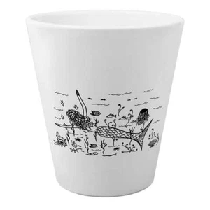 'Mermaid & Sea Life' Ceramic Plant / Flower Pot (FP00013045) - Picture 1 of 5