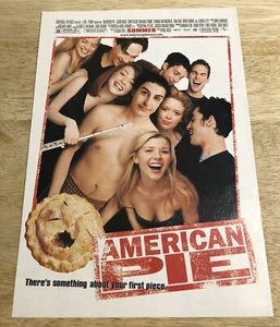 American Pie Jason Biggs 1999, Chris Klein, Tara Reid - Anuncio de película vintage - Imagen 1 de 1