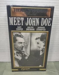 🎬 Meet John Doe Movie VHS Hollywood Classics Sealed Barbara stanwych 🎬 - Bild 1 von 5