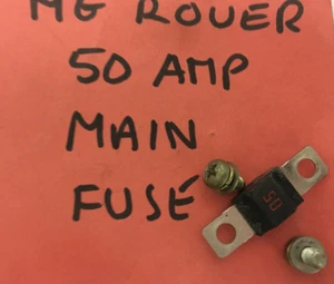 ROVER MG Main fuse 50 amp with screws - Picture 1 of 1