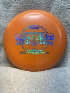 Juliana Korver 2023 Disc Golf World Champion Innova Jk Aviar 175g Orange - Picture 1 of 5