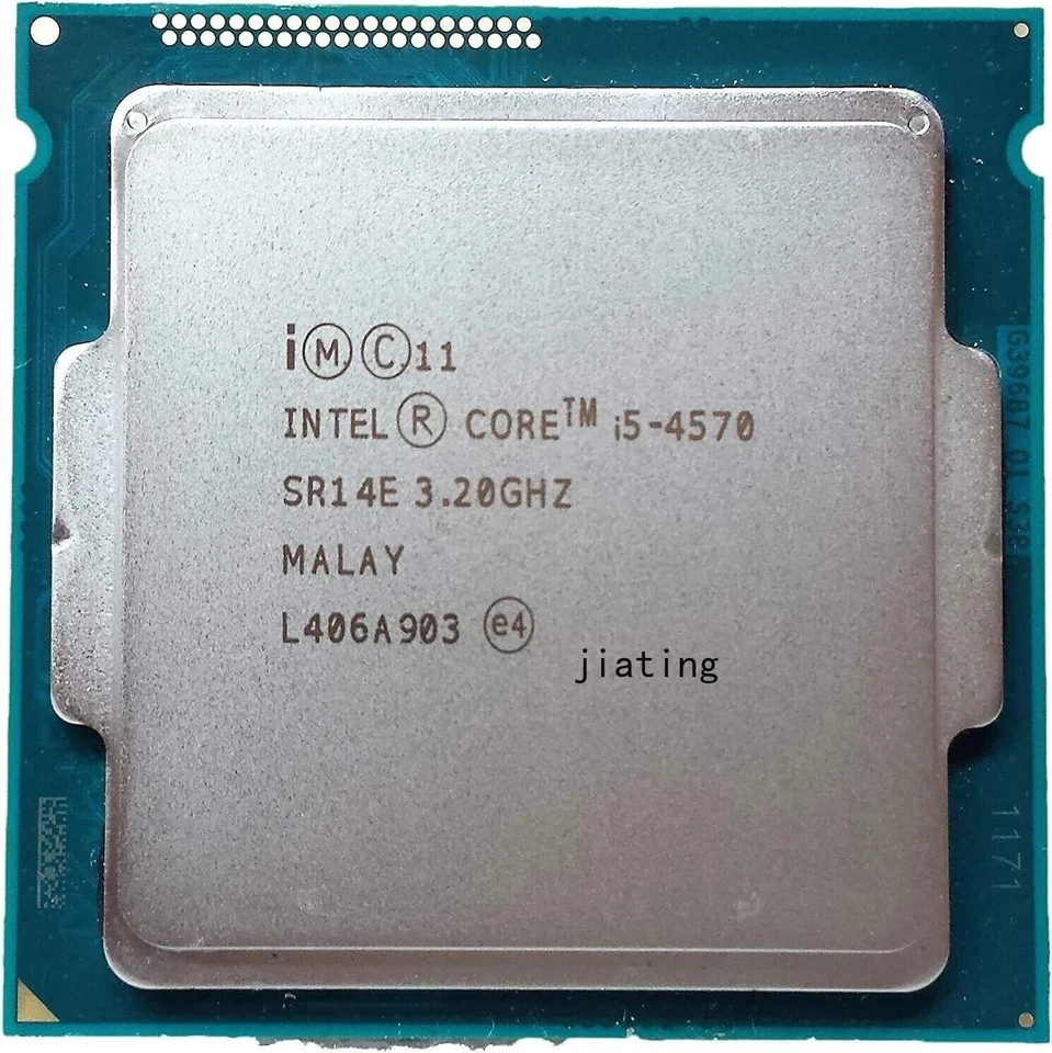Intel Core i5-4570 SR14E 3.20Ghz Desktop Pc Processor Cpu FCLGA1150 Socket Used - Image 1 of 1