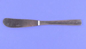 Esparcidor de mantequilla de mango plano faceta de acero inoxidable 6 1/4" Gense Suecia 18-8 - Imagen 1 de 7
